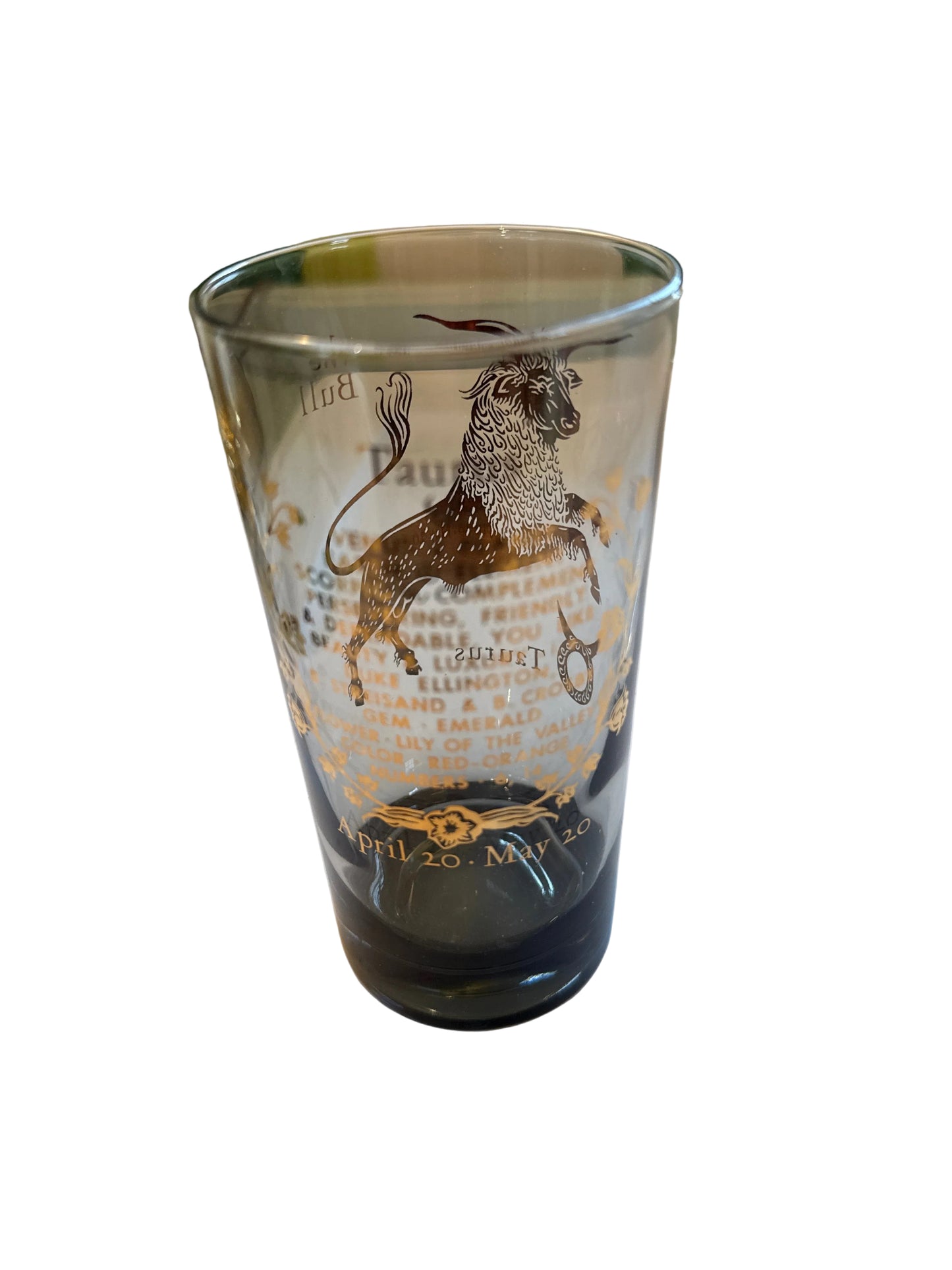 Vintage Zodiac Highball Glasses – Set of 12