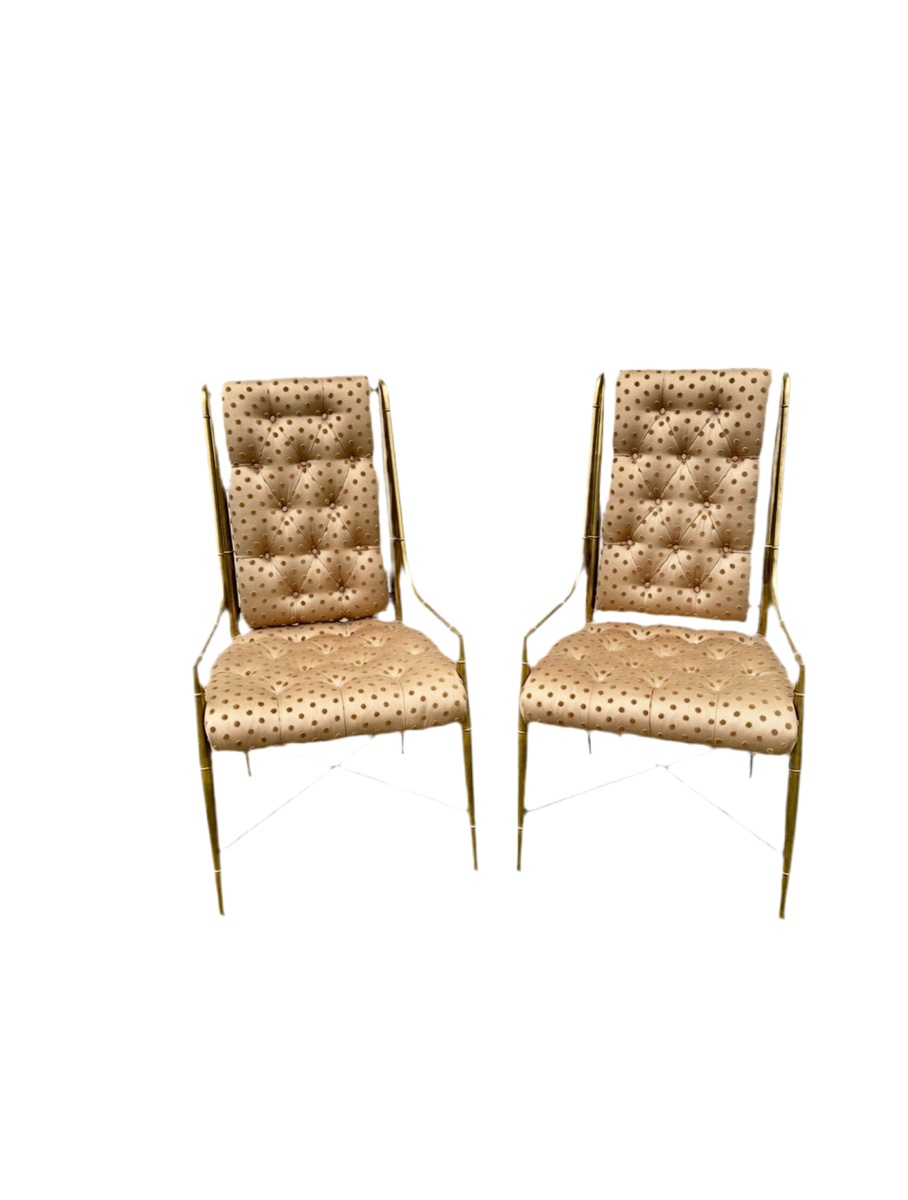 Pair of Brass "Imperial" Dining
Chairs by Weiman/Warren
Lloyd for Mastercraft