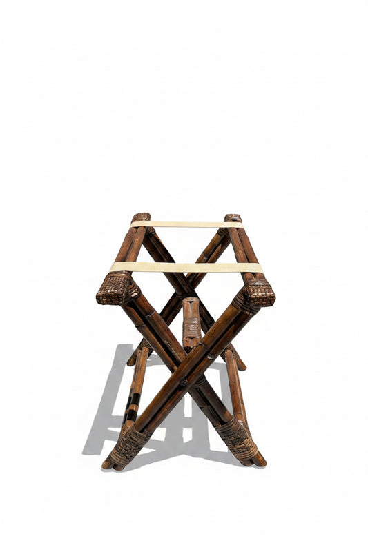 Bamboo Luggage Rack