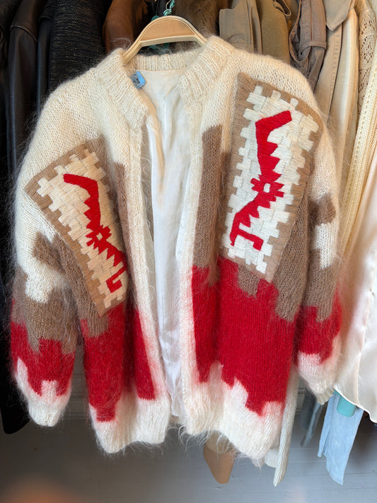 .

Vintage Mohair Southwestern Jacket