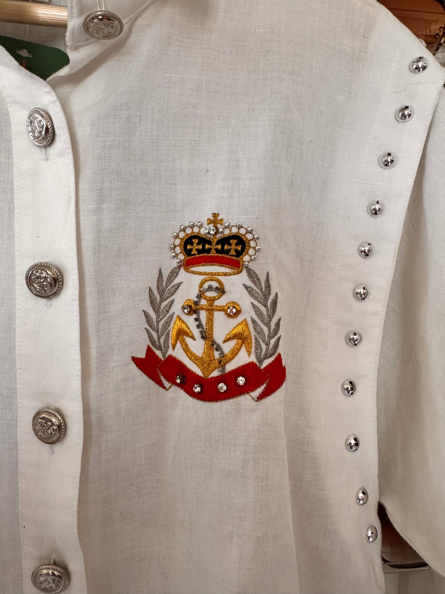 Vintage yacht rock dream linen button down