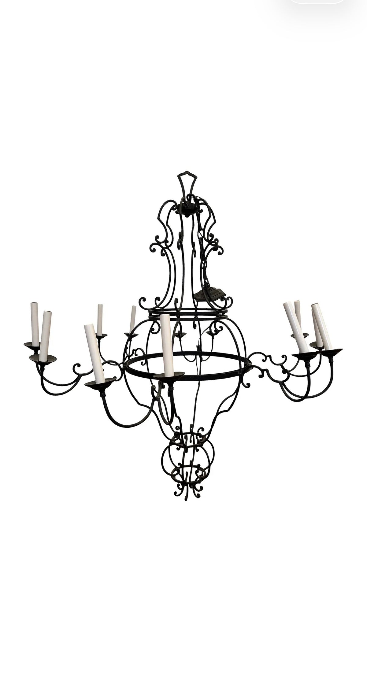 Formations for Holly Hunt Wrought Iron Chandelier