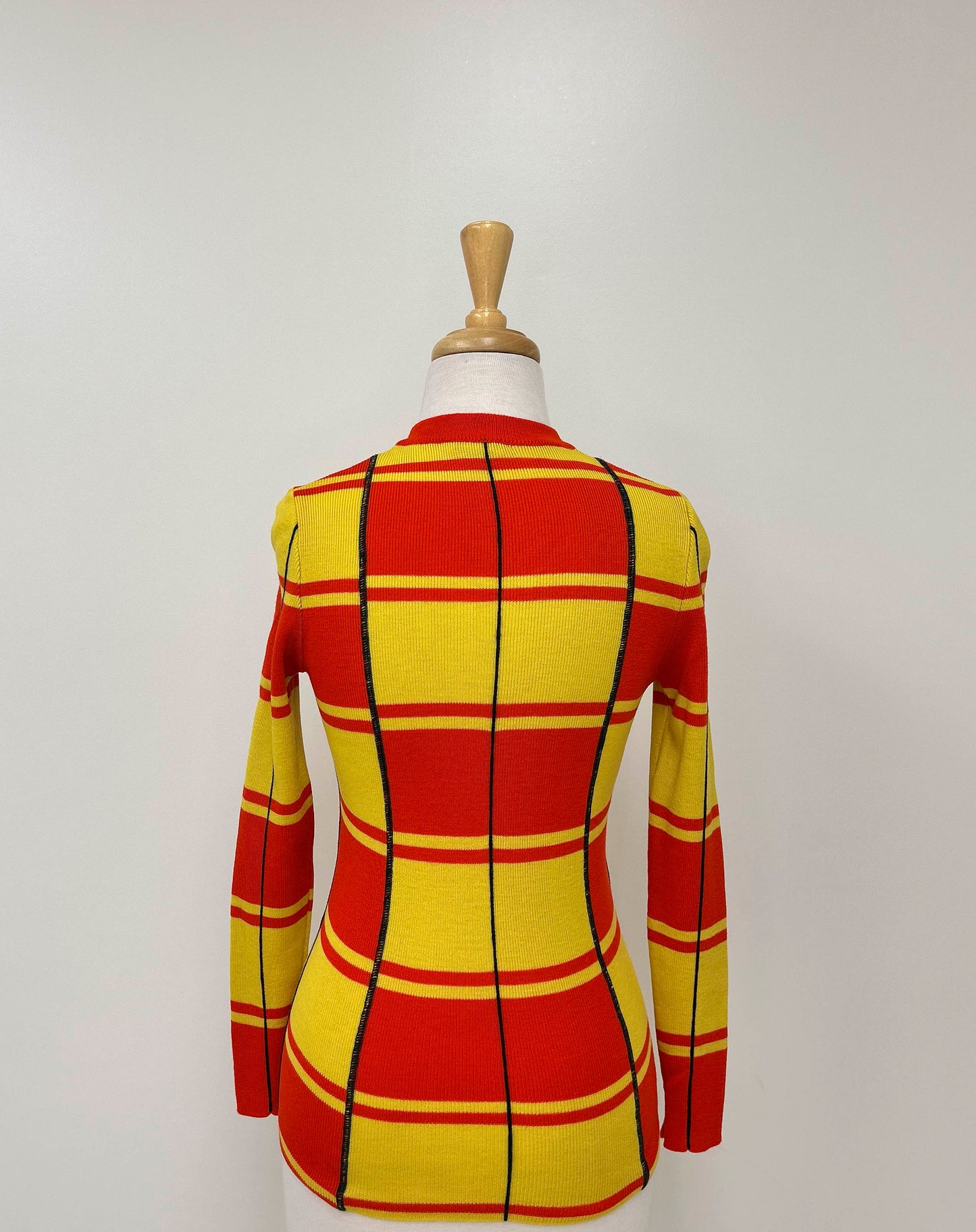 Vintage Saks Fifth Avenue Italy Wool V-Neck Sweater