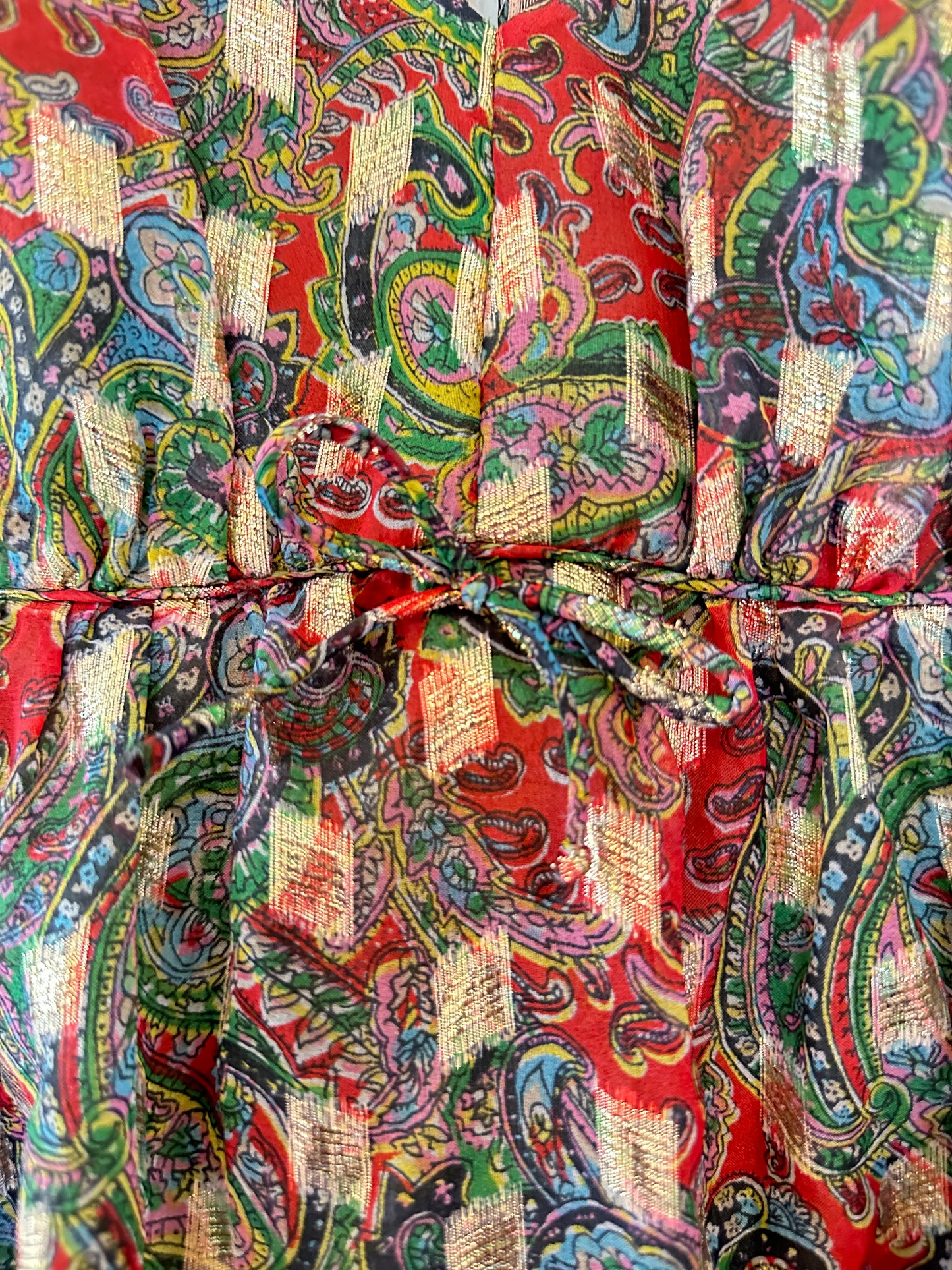 Paisley empire dress