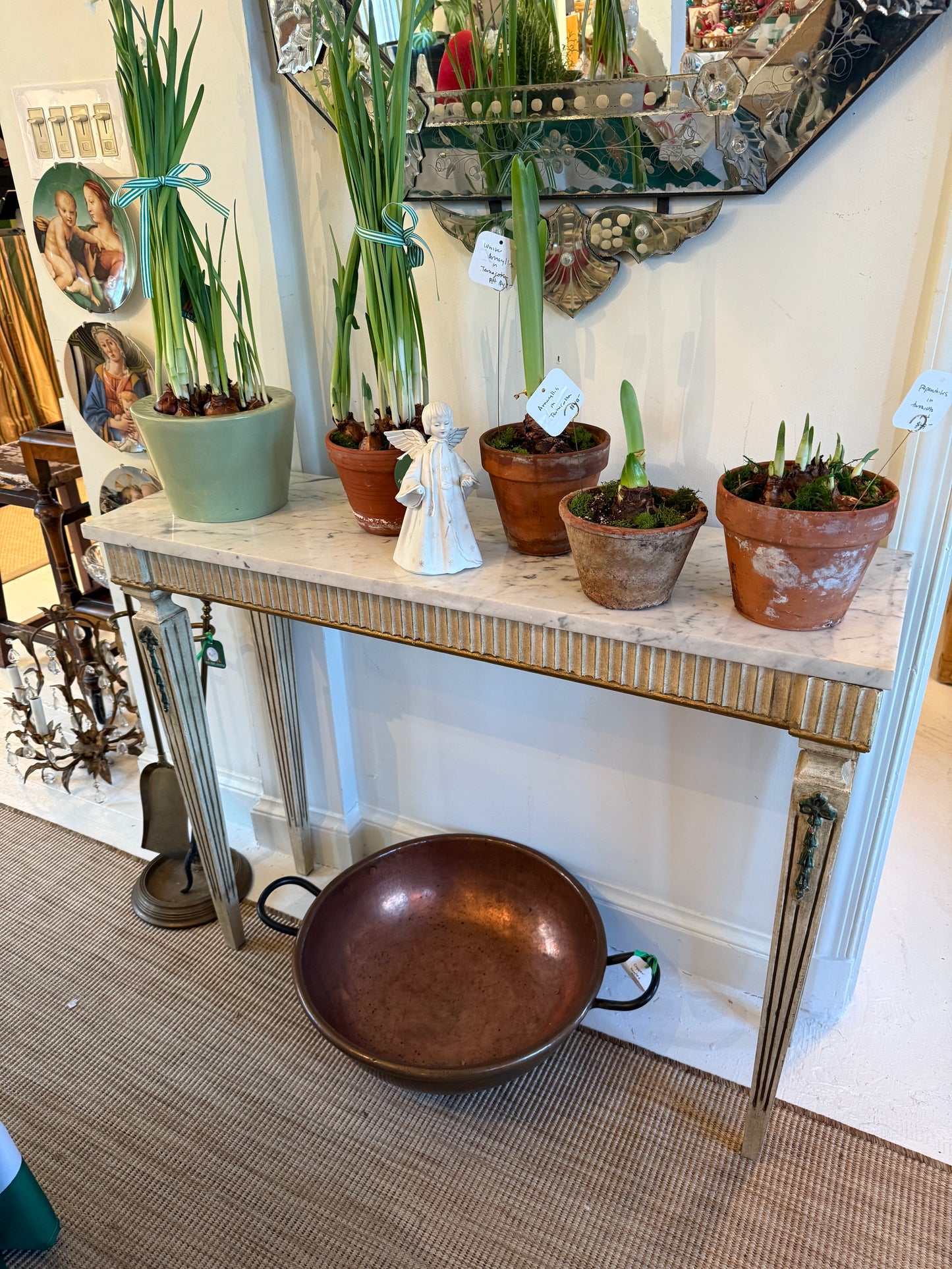 French Neoclassical console table