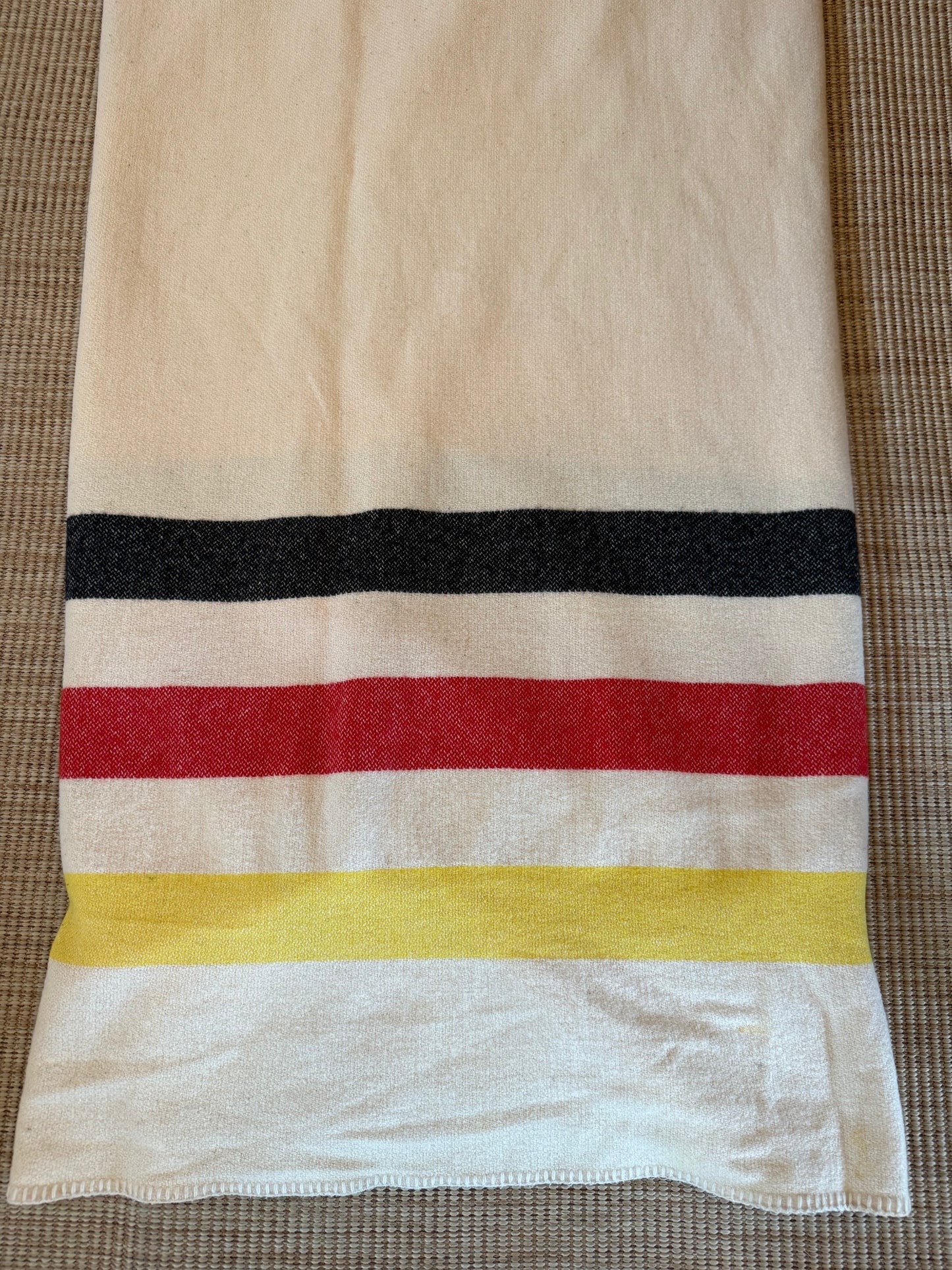 Vintage L.L.Bean Striped Camp Blanket | Freeport, Maine
