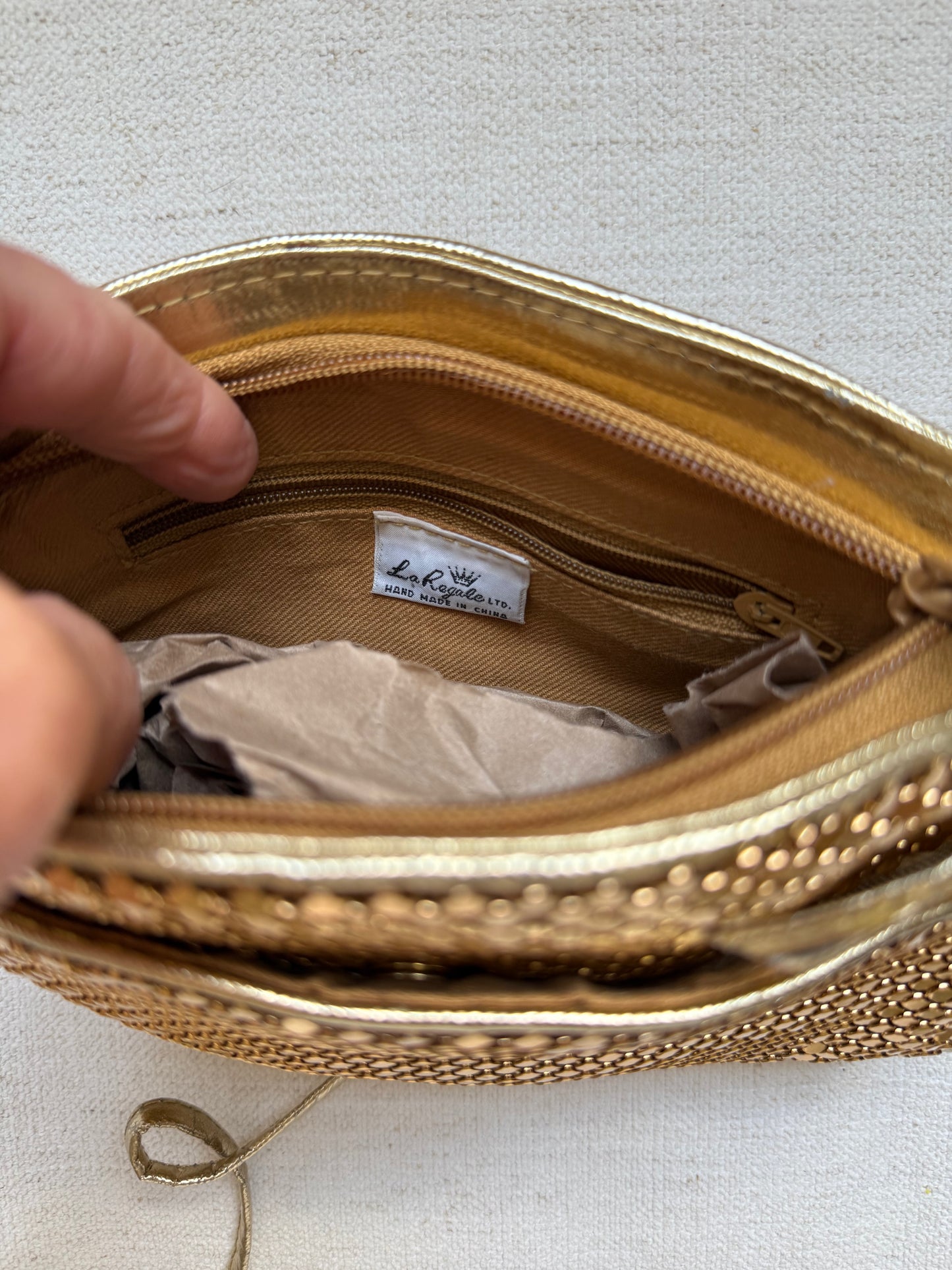 Gold bag