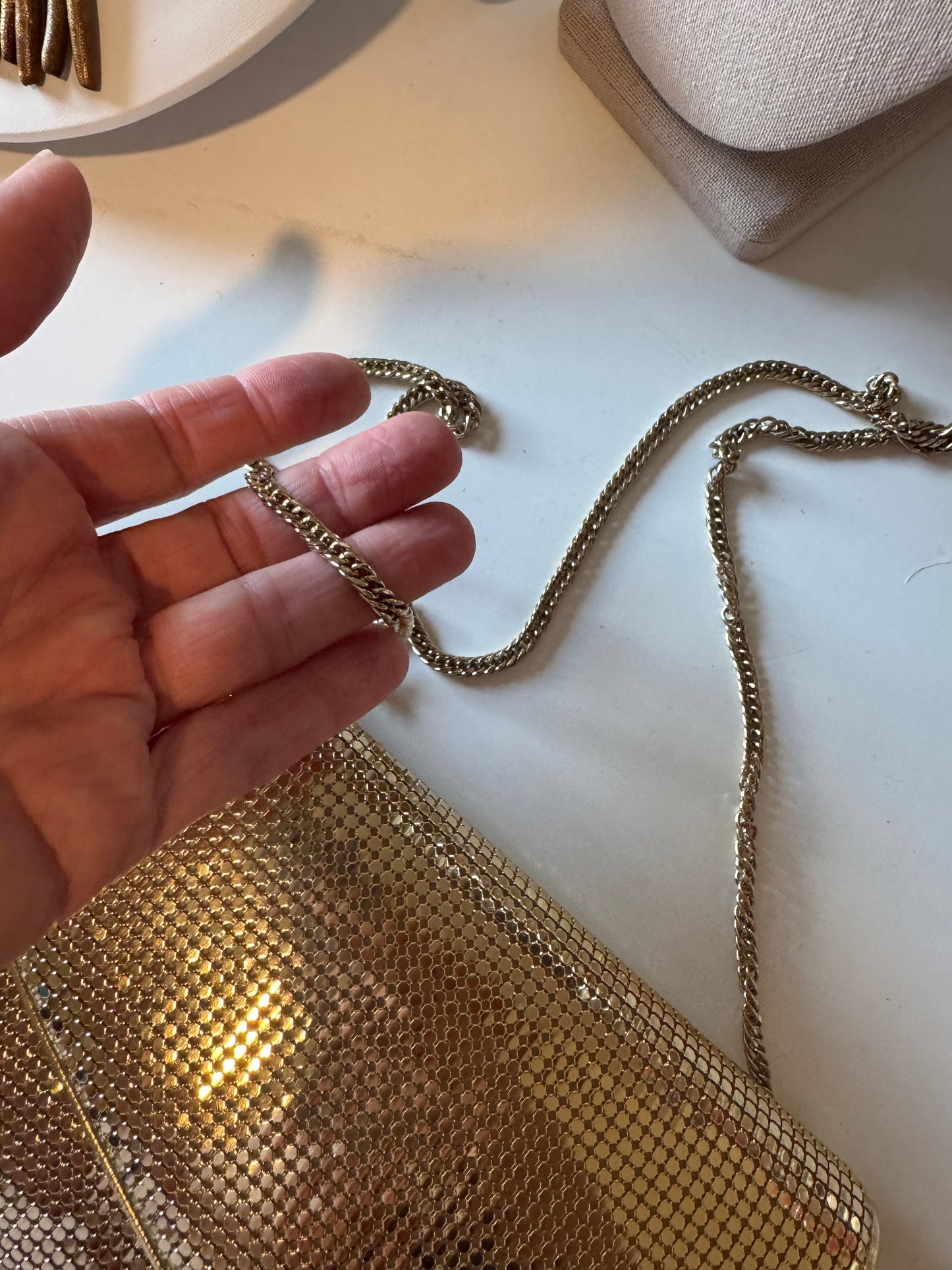 Gold Handbag