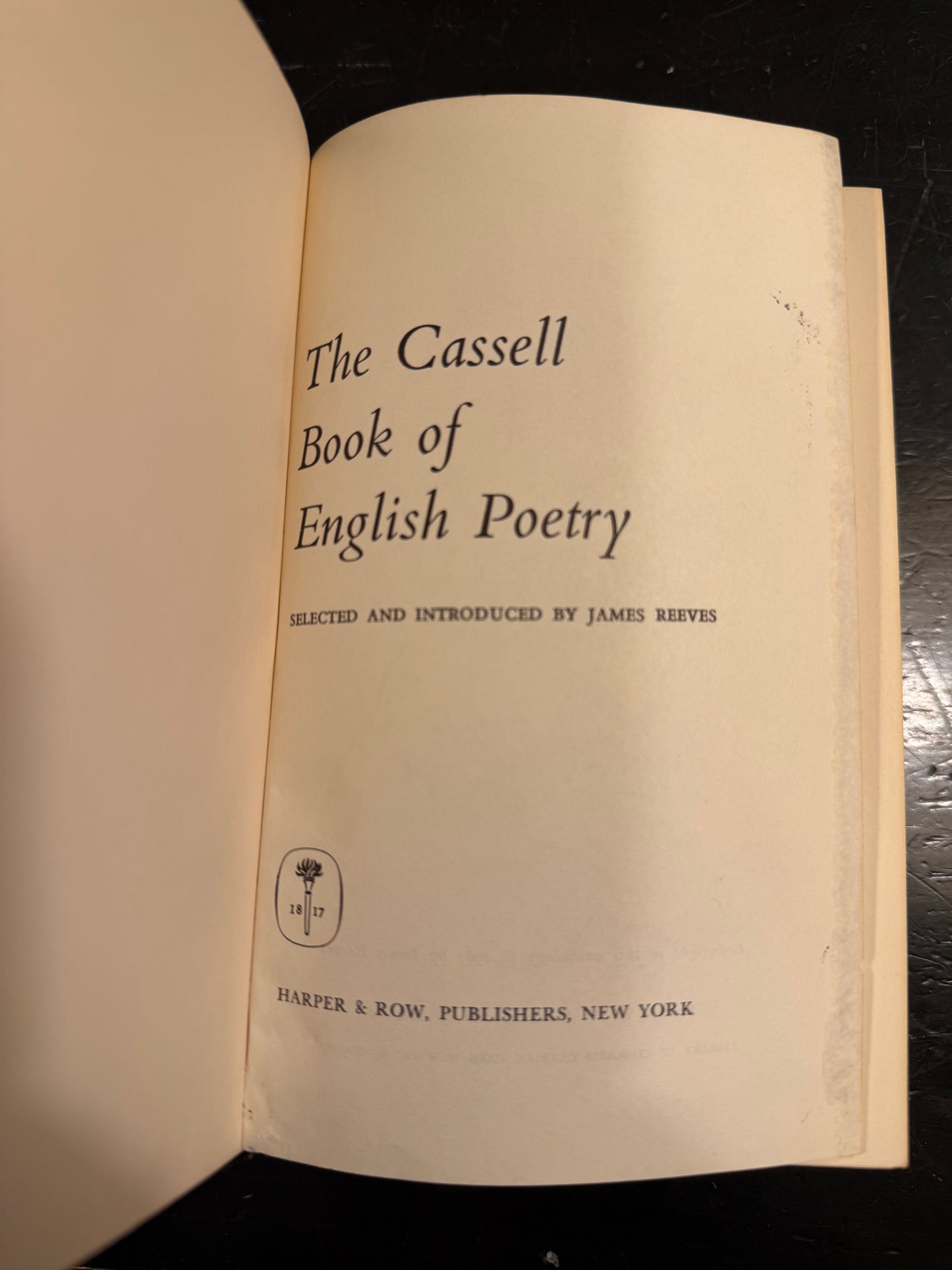 The Cassell  Book of English Poetry