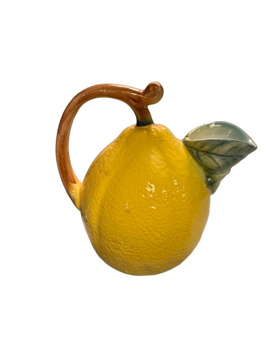 Vintage Italian Ancora Lemon Pitcher Made in Italy.