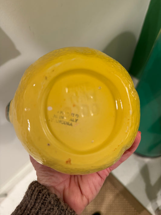 Vintage Italian Ancora Lemon Pitcher Made in Italy.