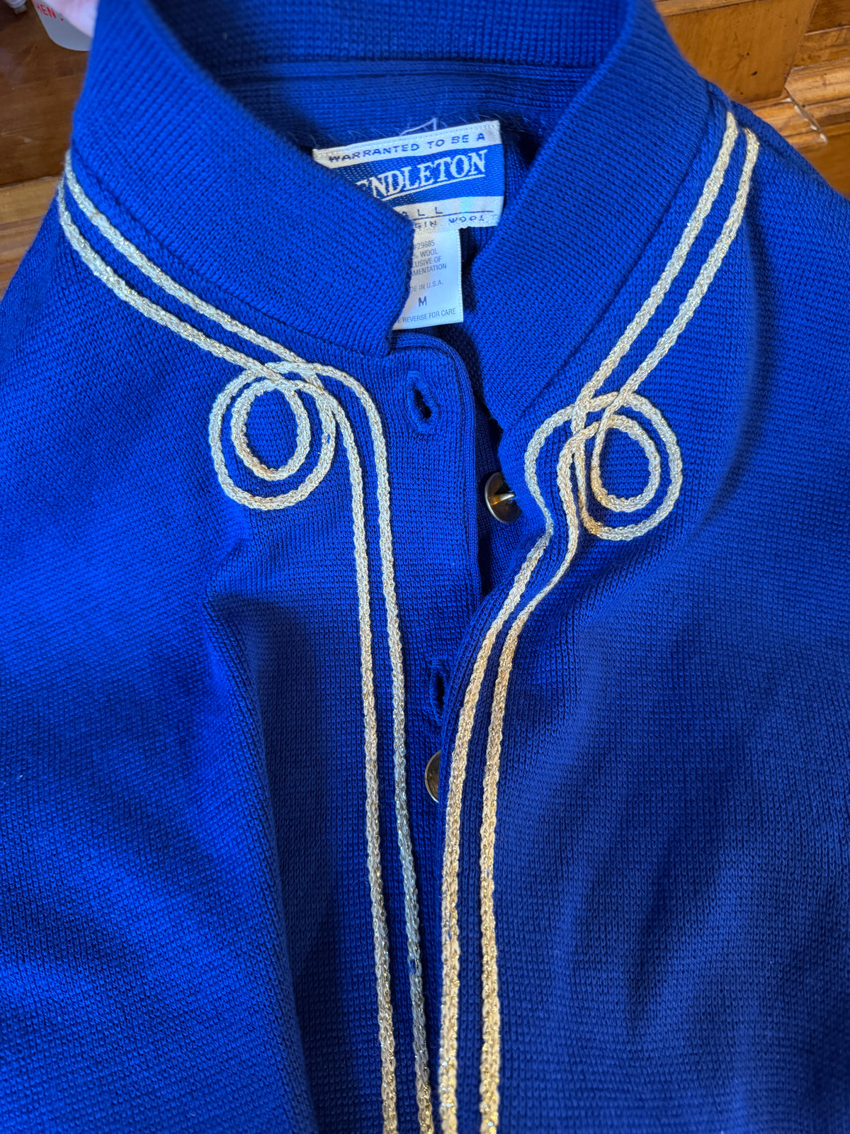 Blue Pendleton