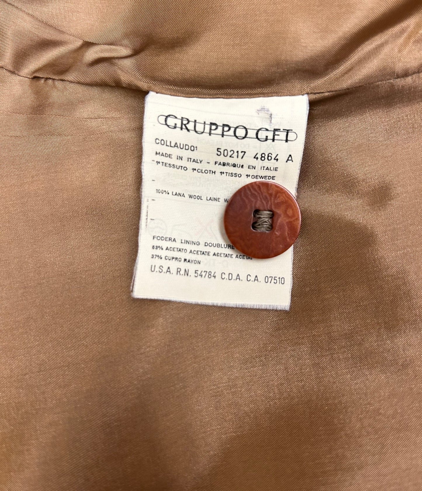 Vintage Italian Wool Blazer