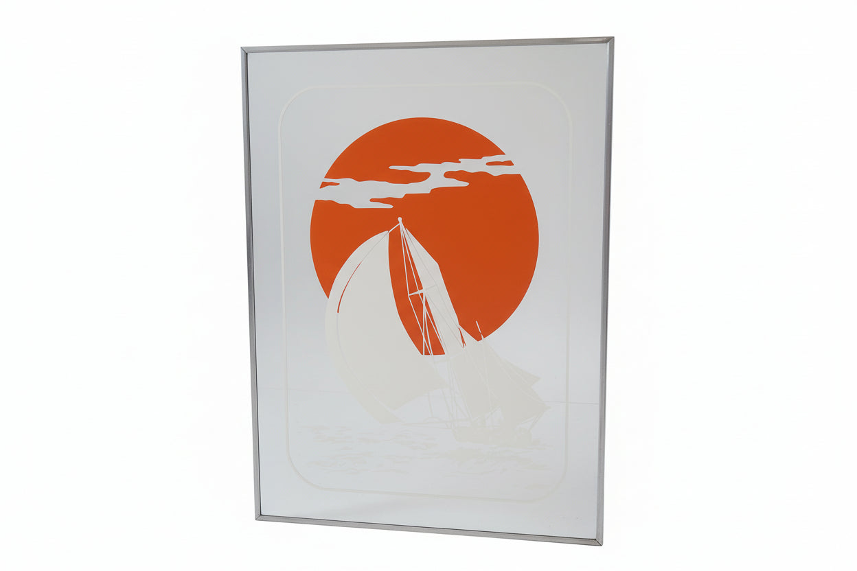 MCM mirror Art "out to sea"